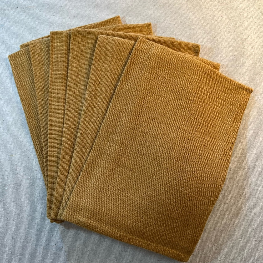 Libeco Linen Napoli Napkin - mustard